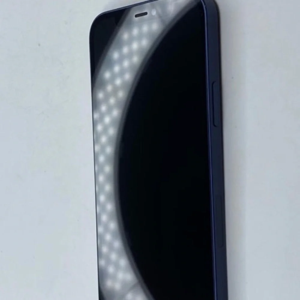 Blue Apple IPhone 12 must be unlocked by a Computer or for Parts.